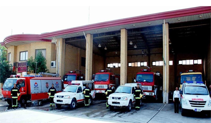 آغاز دوره آموزش راهبری خودروهای آتش نشانی نوین بنادر خوزستان