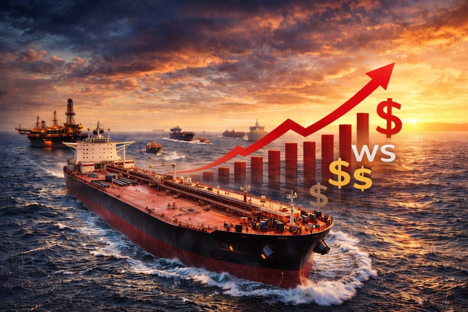 سلطه نفت‌کش‌ها بر بازار حمل‌ونقل دریایی در ۲۰۲۶