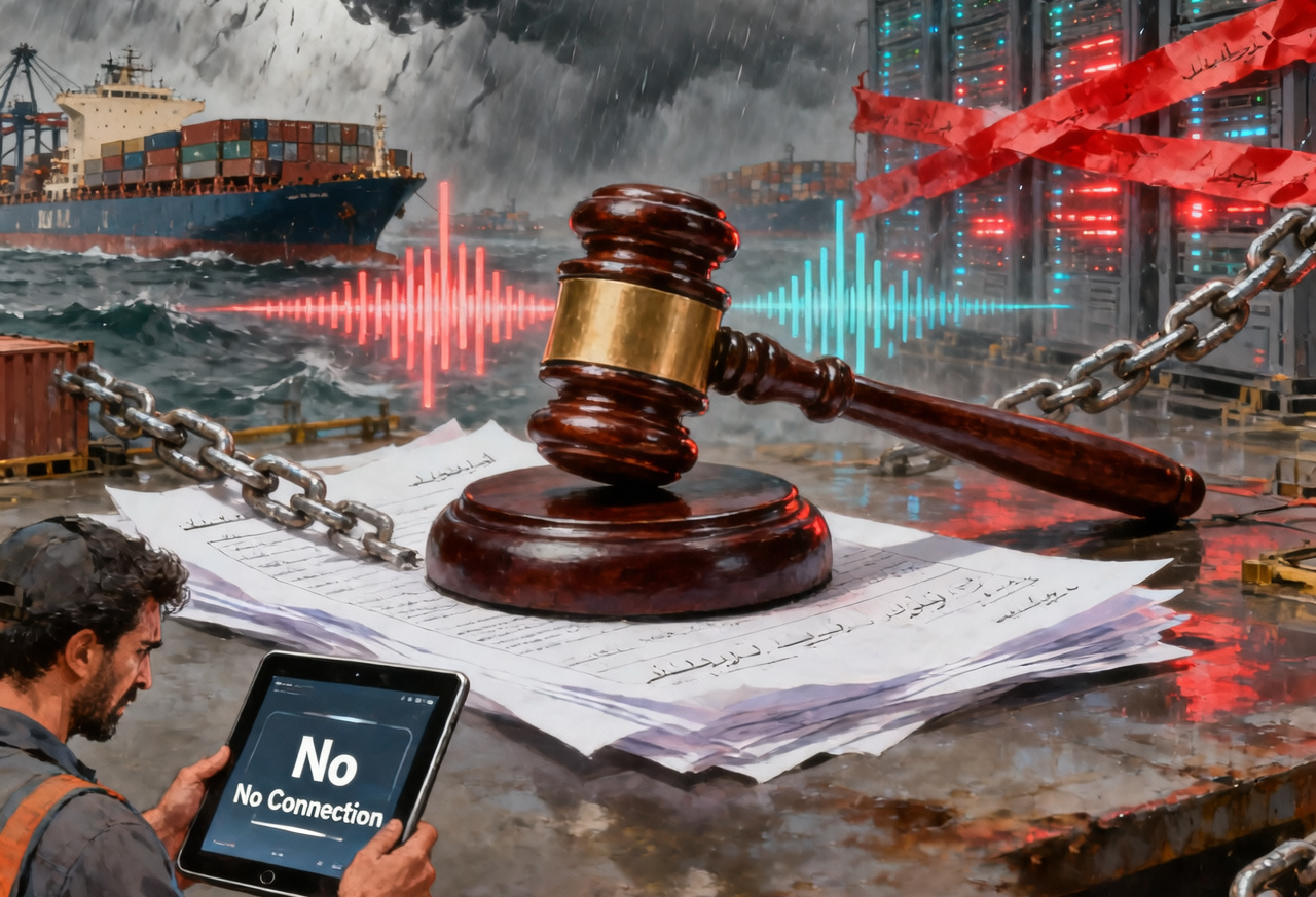 مطالبه قضایی تشکل ملی کشتیرانی ایران برای حل بحران اینترنت در صنعت لجستیک